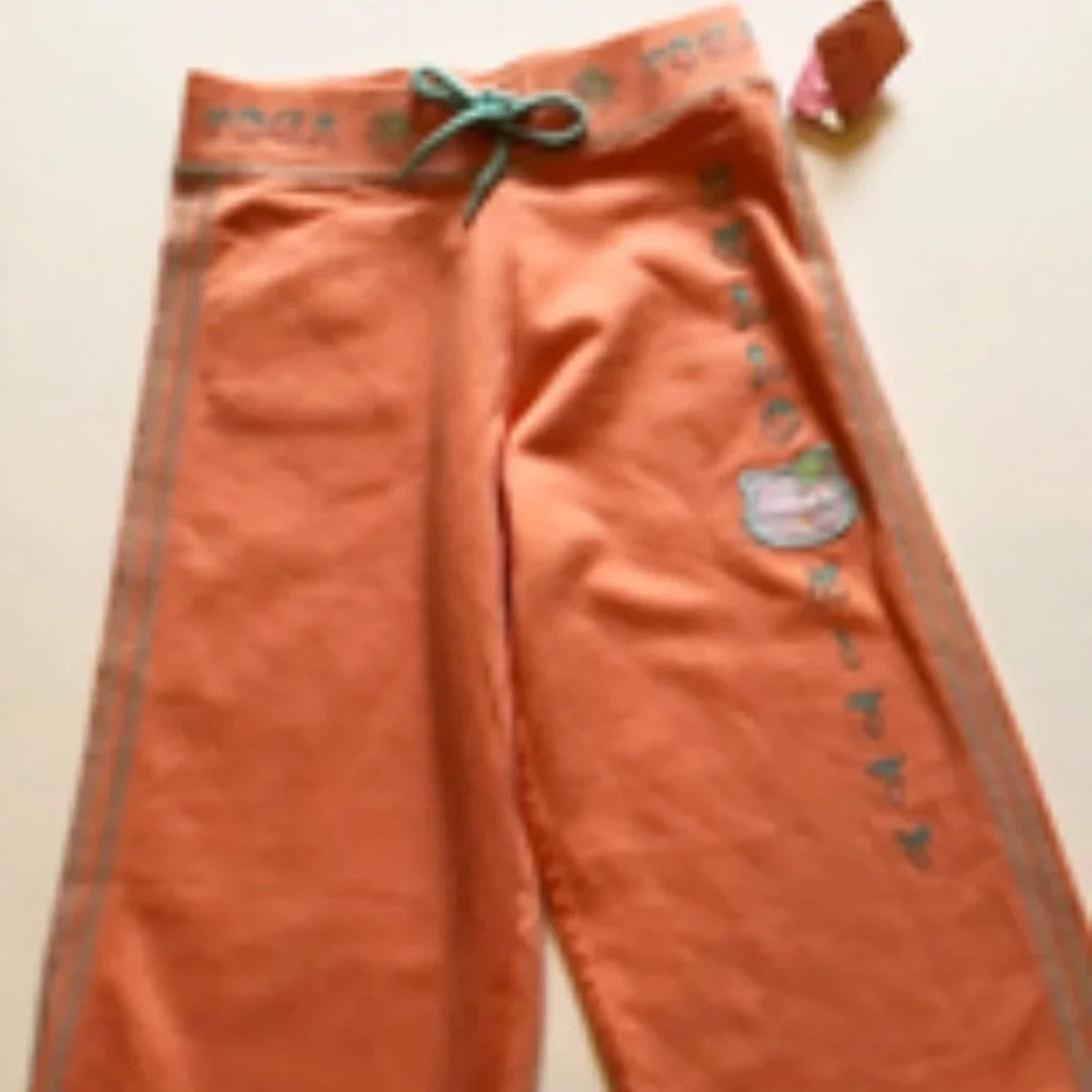 Pants yoga Hello Kitty girls size M 5-6  new cotton Sanrio Co LTD